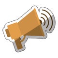megaphone design Royalty Free Stock Photo