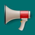 Megaphone for digital marketing concept Royalty Free Stock Photo