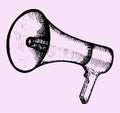 Megaphone Royalty Free Stock Photo