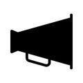 Megaphone glyph vector icon