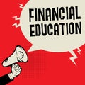 Financial Education business concept Royalty Free Stock Photo