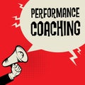 Performance Coaching business concept Royalty Free Stock Photo