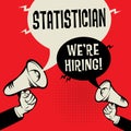 Statistician- Were Hiring Royalty Free Stock Photo