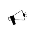 megaphone icon, advertise your business for people to know.