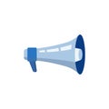 Megaphone icon. Loud speaker or bullhorn symbol. Vector illustration Royalty Free Stock Photo