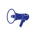 Megaphone icon stock vector illustration flat design style