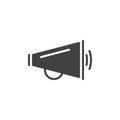 Megaphone icon vector, filled flat sign Royalty Free Stock Photo