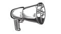 Megaphone icon video animation. Attention sign animation. Business promotion