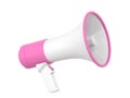 Megaphone, loudspeaker for public anouncement Royalty Free Stock Photo