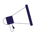 Megaphone marketing loud voice announce icon Royalty Free Stock Photo