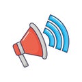 megaphone marketing speaker sound signal Royalty Free Stock Photo