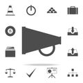 megaphone mechanical icon. web icons universal set for web and mobile