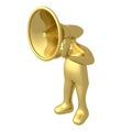 Megaphone Person Royalty Free Stock Photo