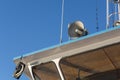 Megaphone on a ship`s roof