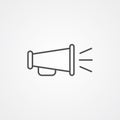 Megaphone vector icon sign symbol Royalty Free Stock Photo