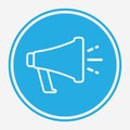 Megaphone vector icon sign symbol Royalty Free Stock Photo