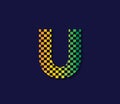 U Megapixels Creative Logo Design Concept