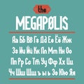 Megapolis Black typeface