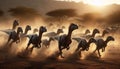 Megaraptor Skillfully Climbing a Steep Cliff, Displaying Agility and Sharp Claws Against a Rugged Backdrop
