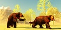 Pleistocene Megatherium Animals