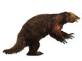 Megatherium Sloth Side Profile