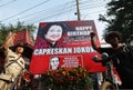 Megawati supporter Royalty Free Stock Photo