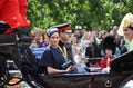 Meghan Markle & Prince Harry stock, London uk, 8 June 2019- Meghan Markle Prince Harry Trooping the colour Royal Family