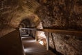 dungeon and water tunnel under the old town in Megido