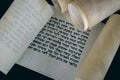 Megillat Esther scroll. holiday of Purim.