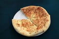 Megruli Khachapuri on a plate