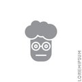 Meh boy, man icon vector, emoticon symbol. Modern flat symbol for web and mobil apps. Sad face emoji icon vector. Sad face Royalty Free Stock Photo