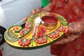 Mehendi Ritual Items Royalty Free Stock Photo