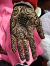 Hand mehdi Royalty Free Stock Photo