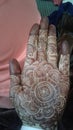 Mehndi of Himachali wedding of groom