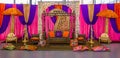 Mehndi stage Royalty Free Stock Photo