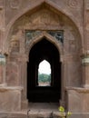 Mehraab of Ancient Palace in India. Royalty Free Stock Photo