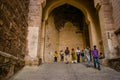 Mehrangarh or Mehran Fort, located in Jodhpur, Rajasthan, is one of the largest forts in India.