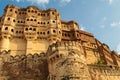 Mehrangarh or Mehran Fort in Jodhpur, Rajasthan, India Royalty Free Stock Photo