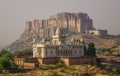 Mehrangharh Fort and Jaswant Thada Royalty Free Stock Photo