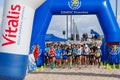 Meia Maratona das Areias - Half Marathon of the Sands - start line. Royalty Free Stock Photo