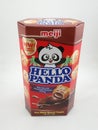 Meiji hello panda biscuits with chocolate flavor in Manila, Philippines Royalty Free Stock Photo