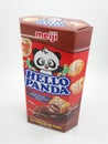 Meiji hello panda biscuits with chocolate flavor in Manila, Philippines Royalty Free Stock Photo