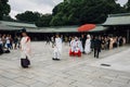 Meiji Jingu Shrine, Tokyo, Japan Royalty Free Stock Photo