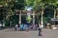 Meiji Shrine , Tokyo, Japan - OCTOBER 27 2017 : located in Shib Royalty Free Stock Photo