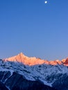 Meili snow mountain of yunnan China