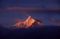 Meili Snow Mountains at sunrise Royalty Free Stock Photo