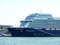 Mein Schiff 1 come in Klaipeda port , Lithuania