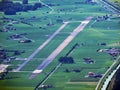 Meiringen Air Base Command or MilitÃÂ¤rflugplatz Militaerflugplatz Meiringen oder Flugplatzkommando Meiringen - Kanton of Bern Royalty Free Stock Photo