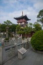 Meisha OCT East Shenzhen Huaxing Temple Square congregation pagoda Qibao pool