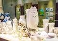 Meissen porcelain home deco on display Welcome shop Germany